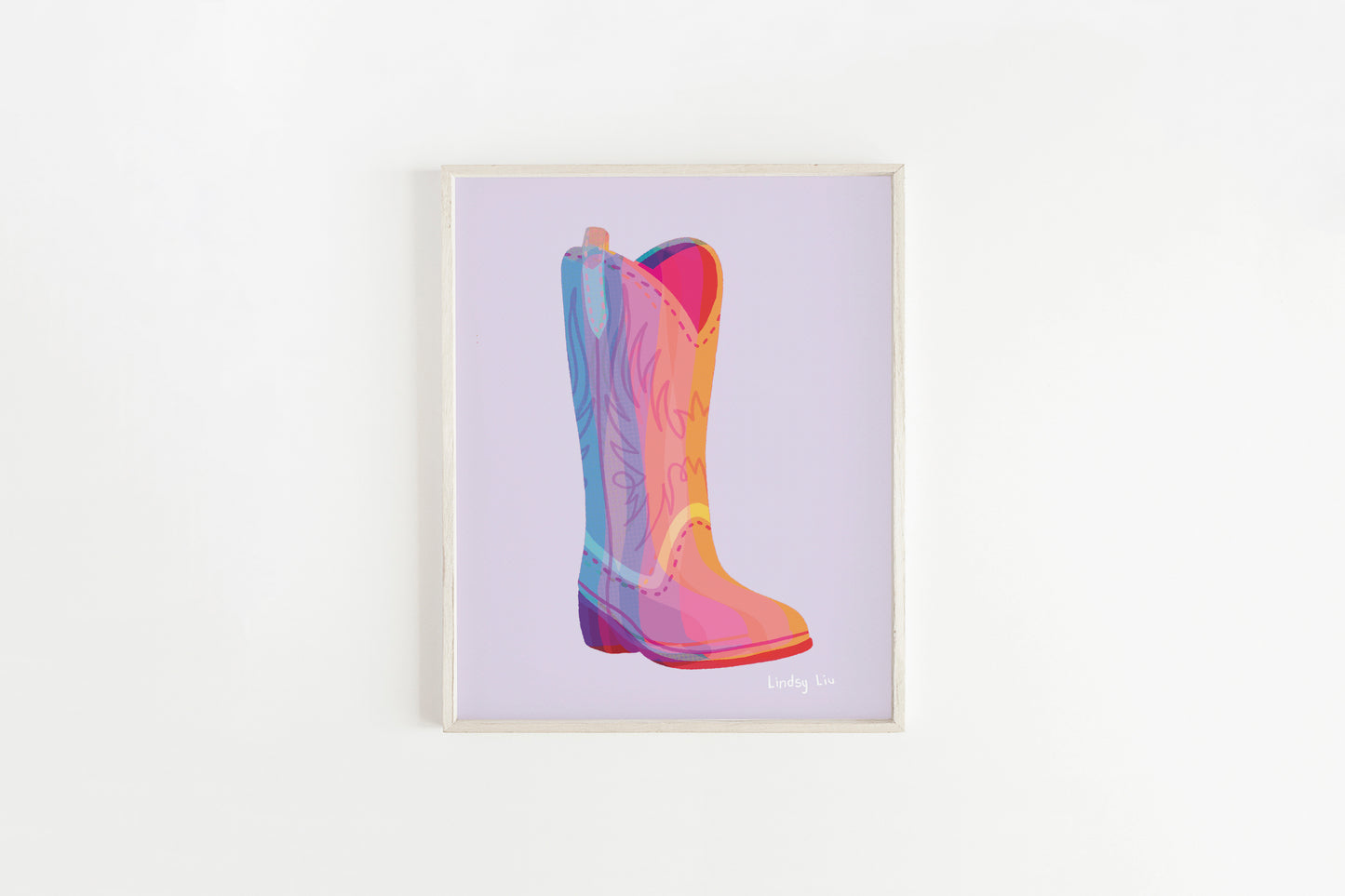 Cowboy Boot Art Print