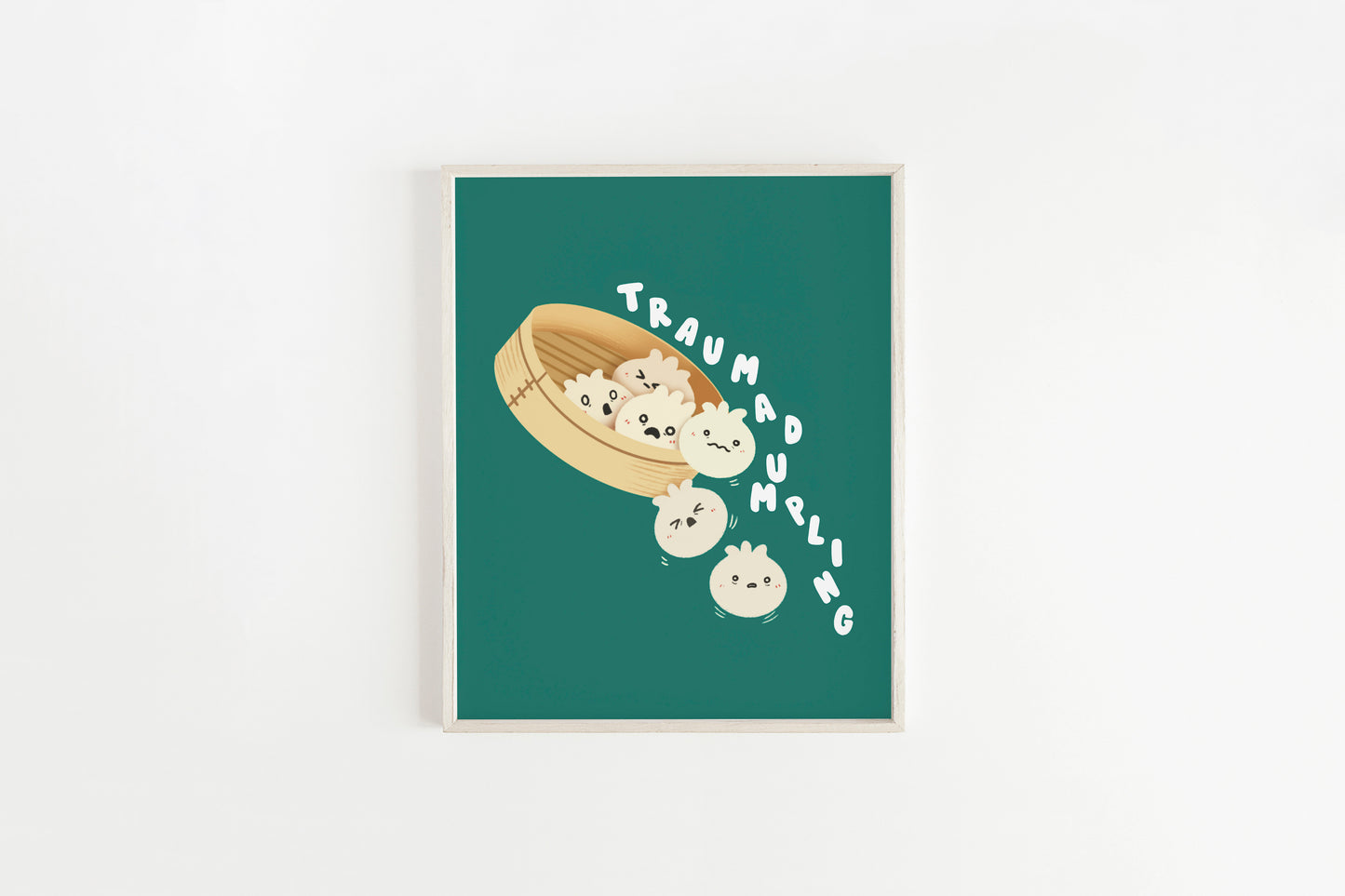 Trauma Dumpling Art Print