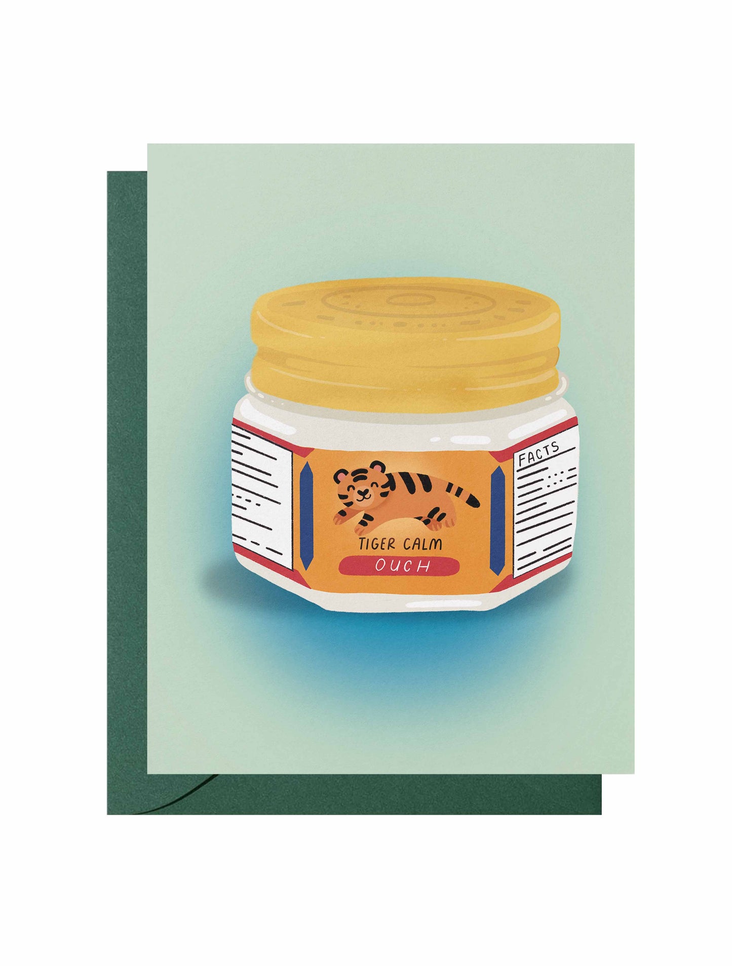 Tiger Balm Greeting Card
