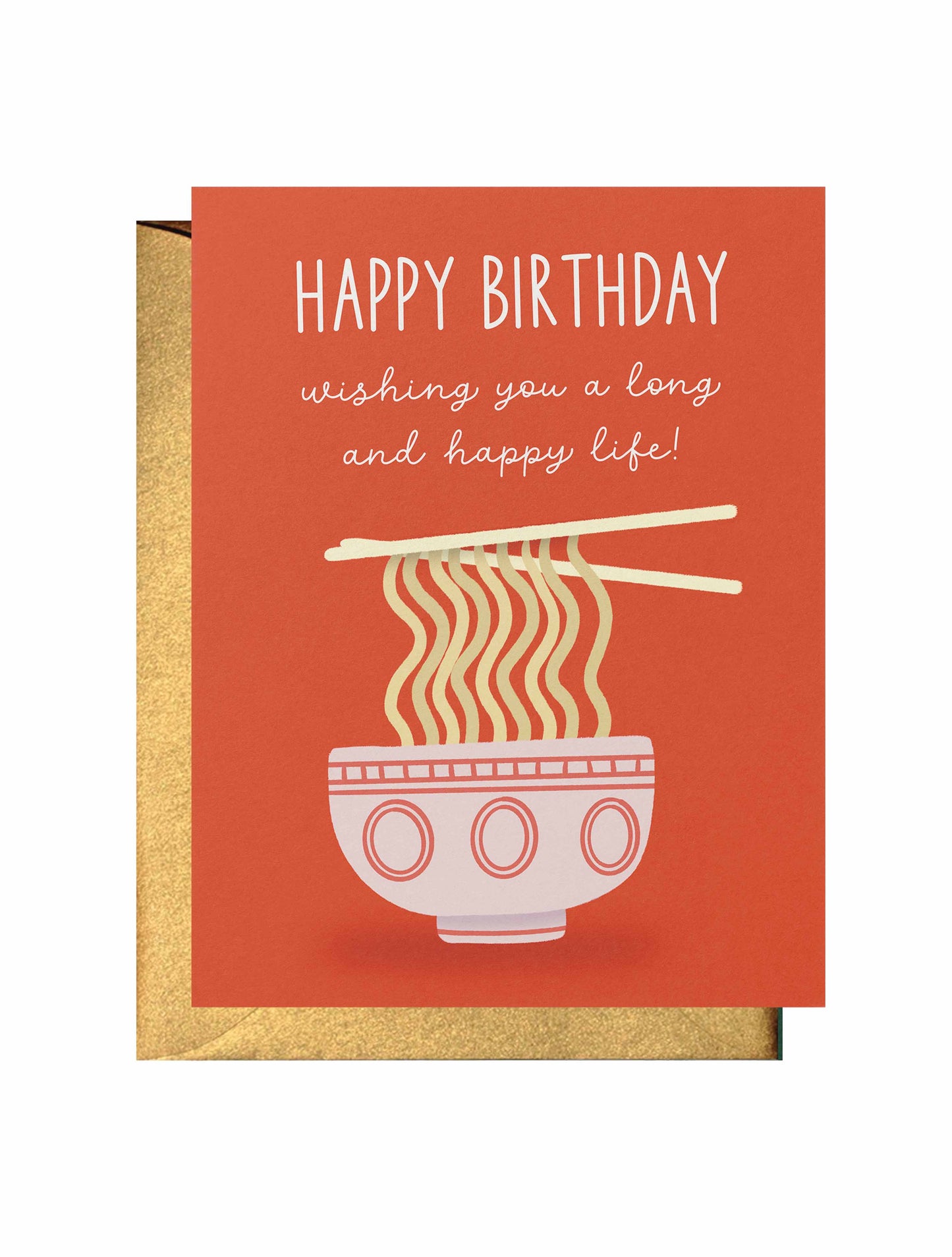Happy Birthday Noodle Greeting Card