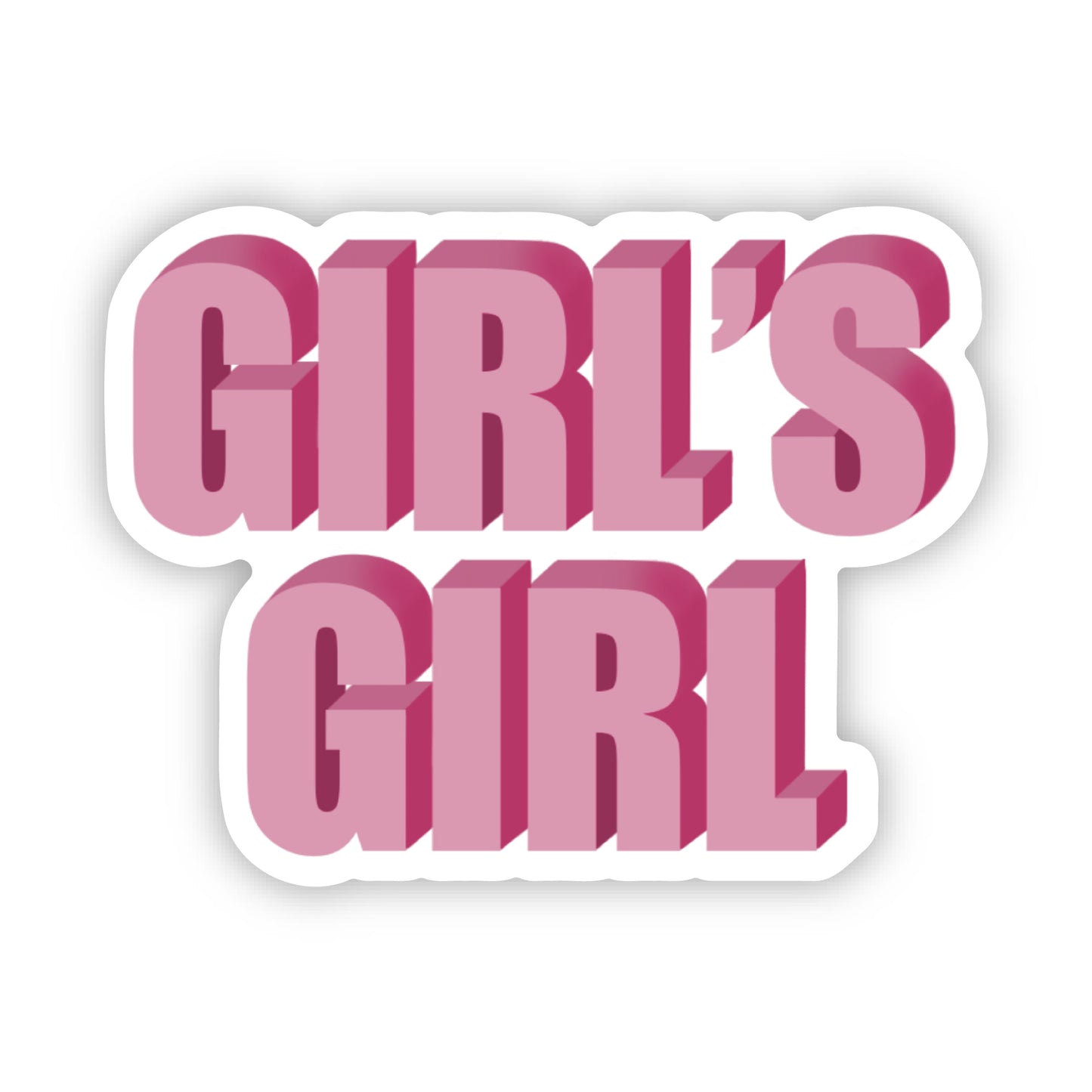 Girl's Girl Vinyl Die Cut Sticker