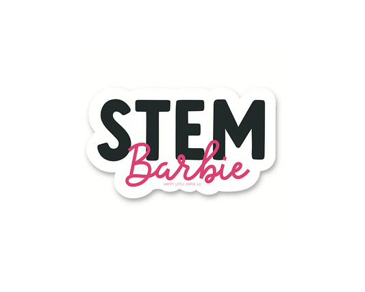 STEM Barbie Sticker