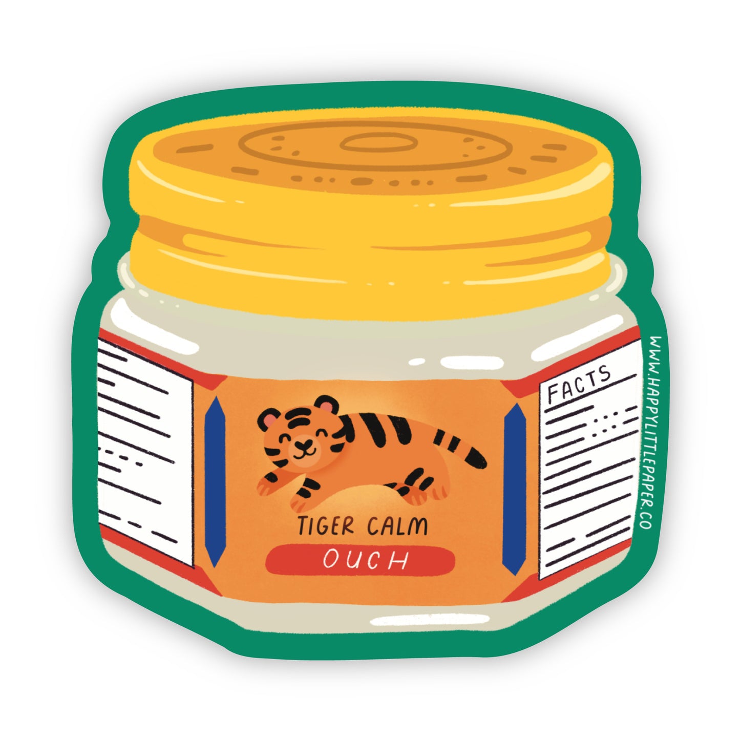 Tiger Balm Sticker