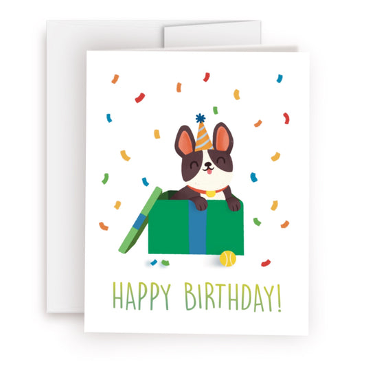 Happy Birthday Puppy Greeting Card