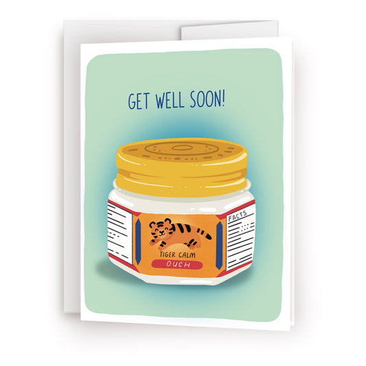 Tiger Balm Get Well Soon Greeting Card