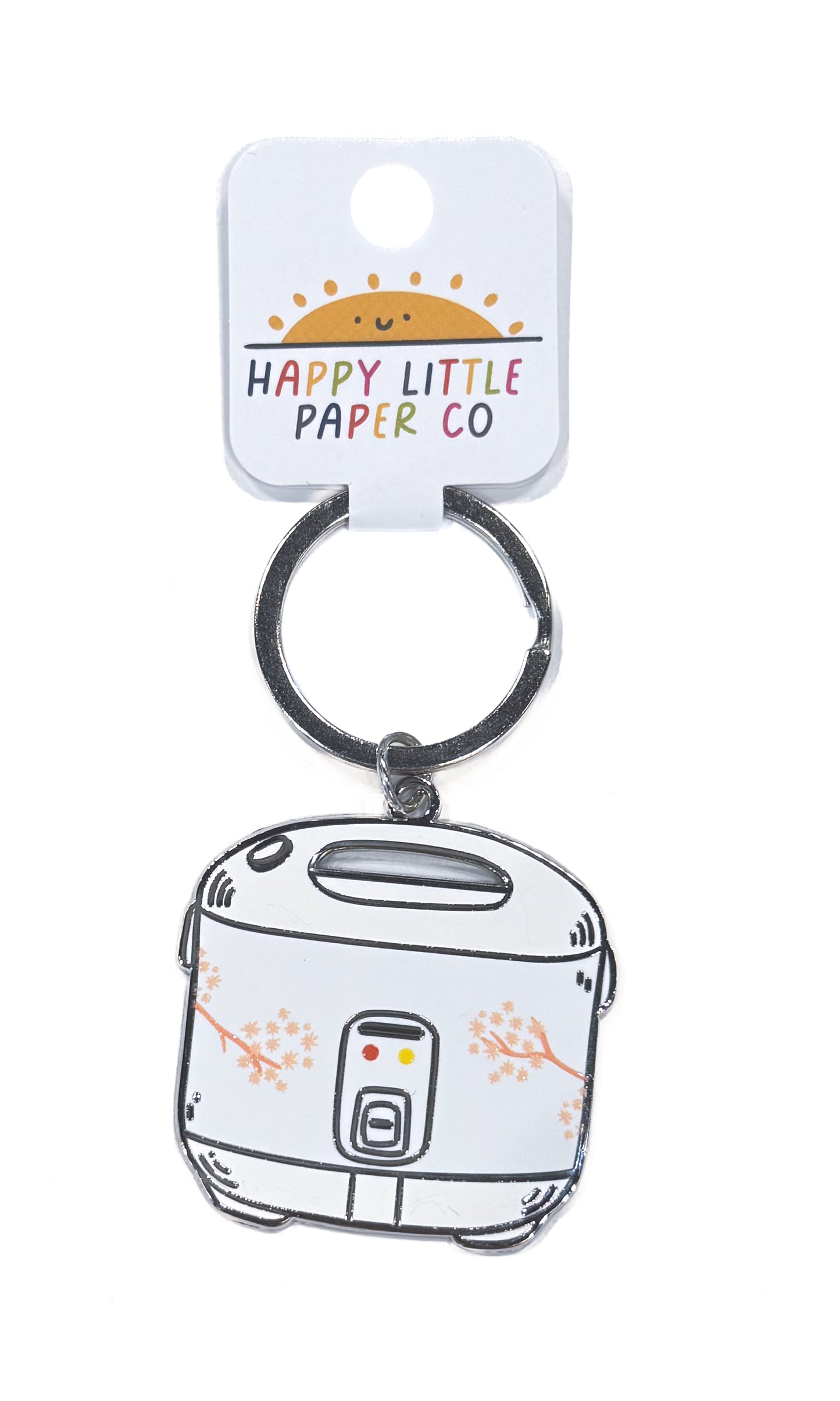 Rice Cooker Enamel Keychain