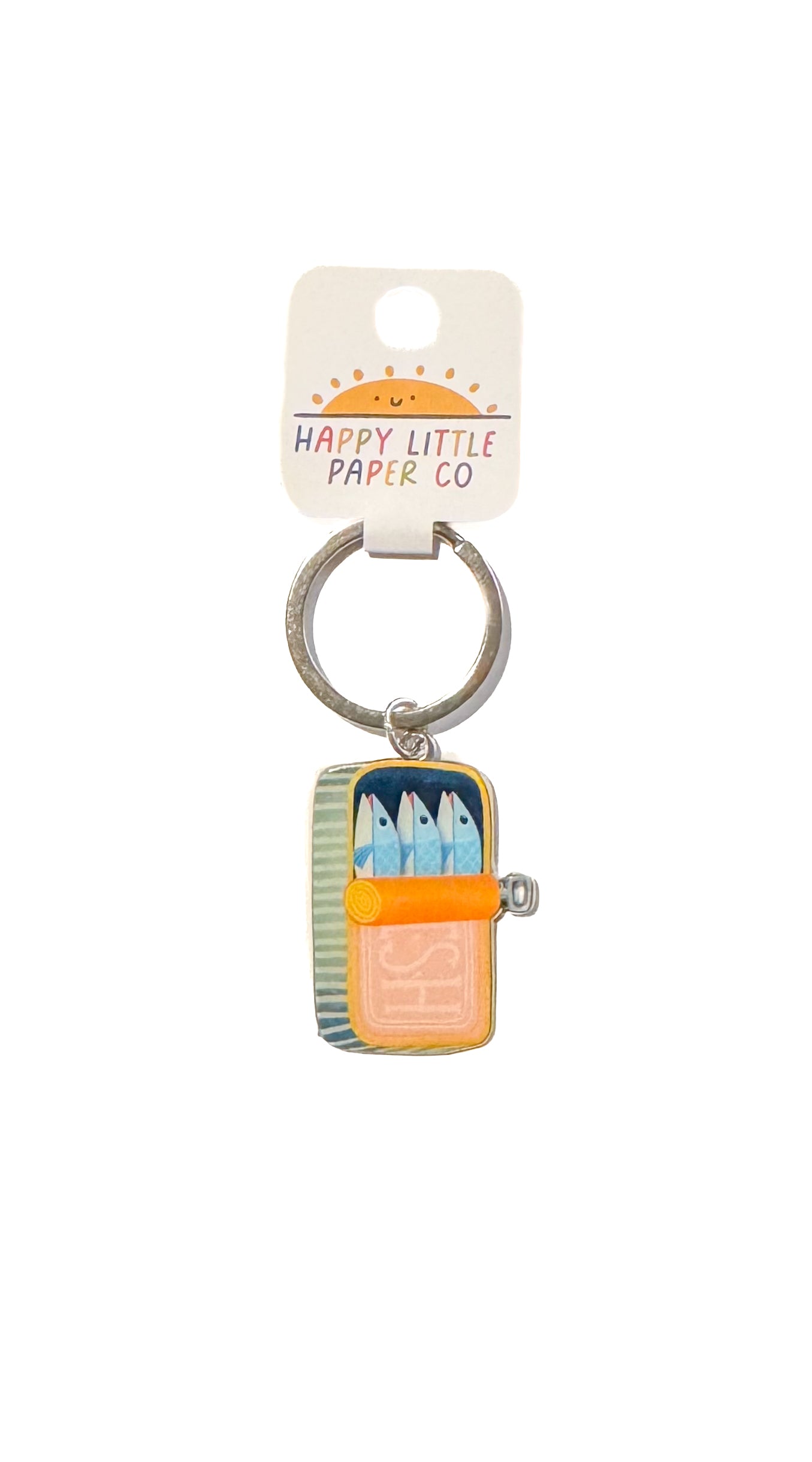 Sardine Enamel Keychain
