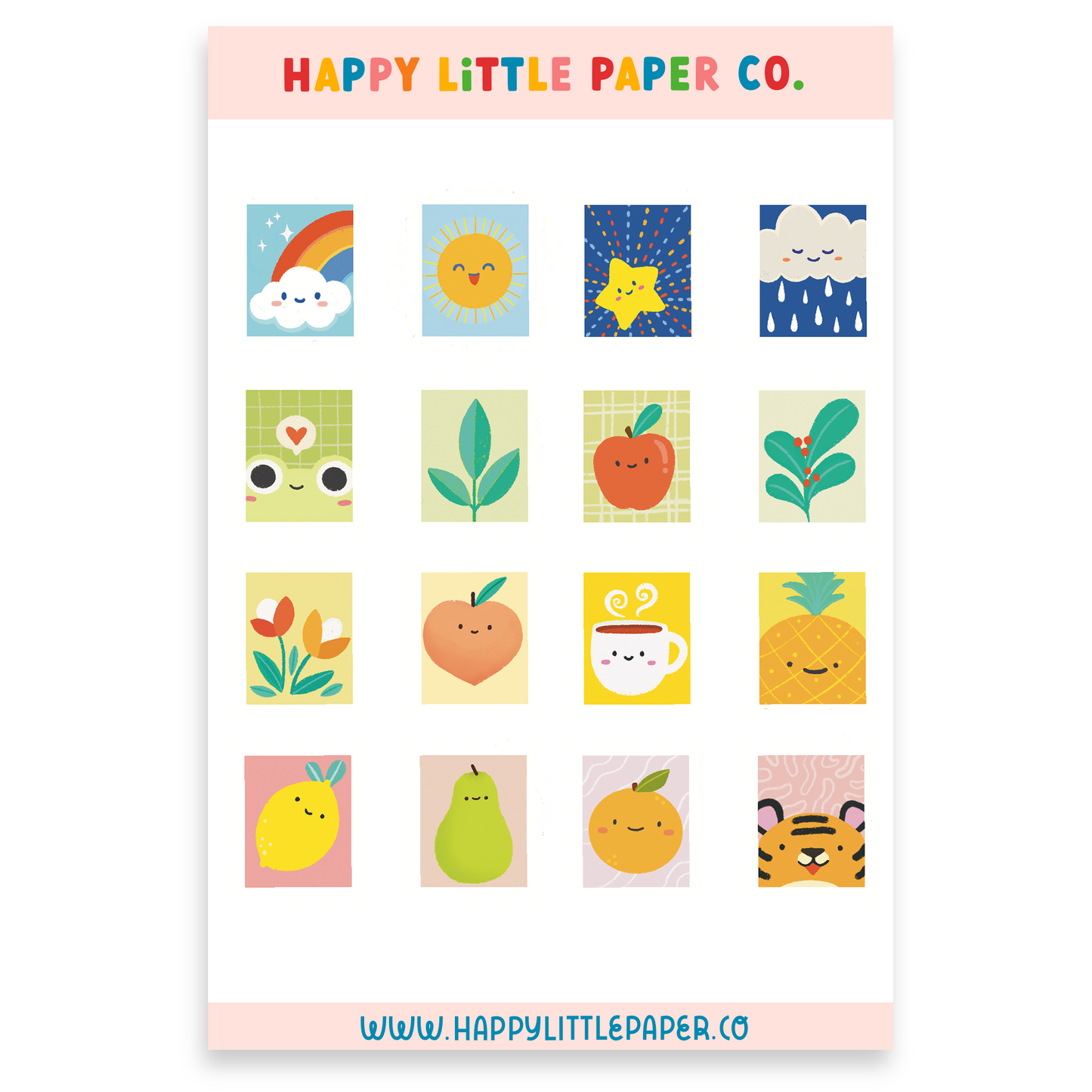 Stamp Sticker Sheet