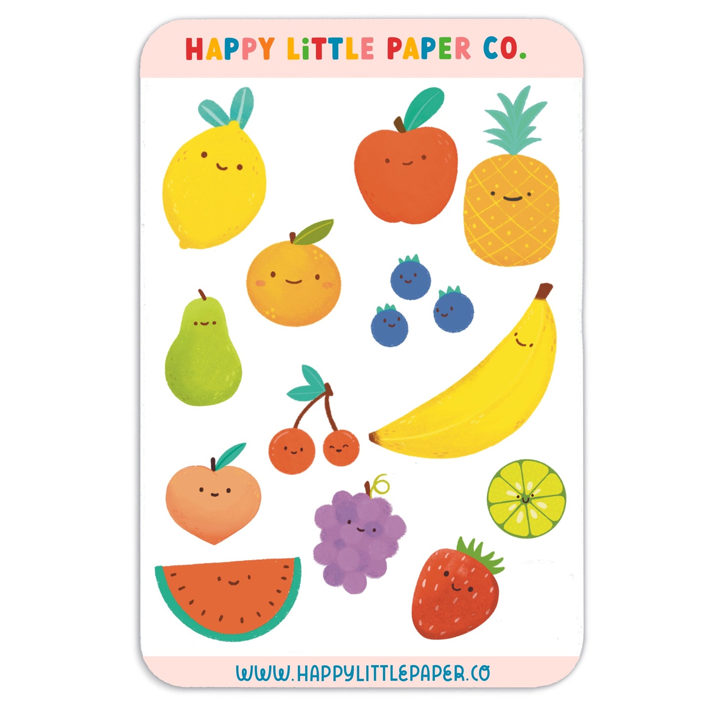 Fruit Sticker Sheet