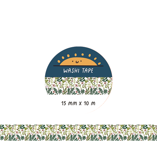 Floral Ferns Washi Tape