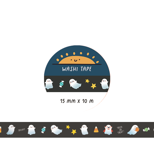 Ghosts Washi Tape
