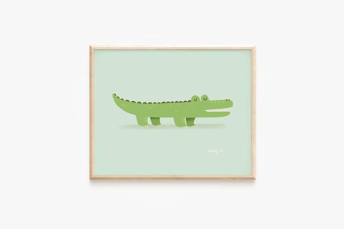 Alligator Art Print