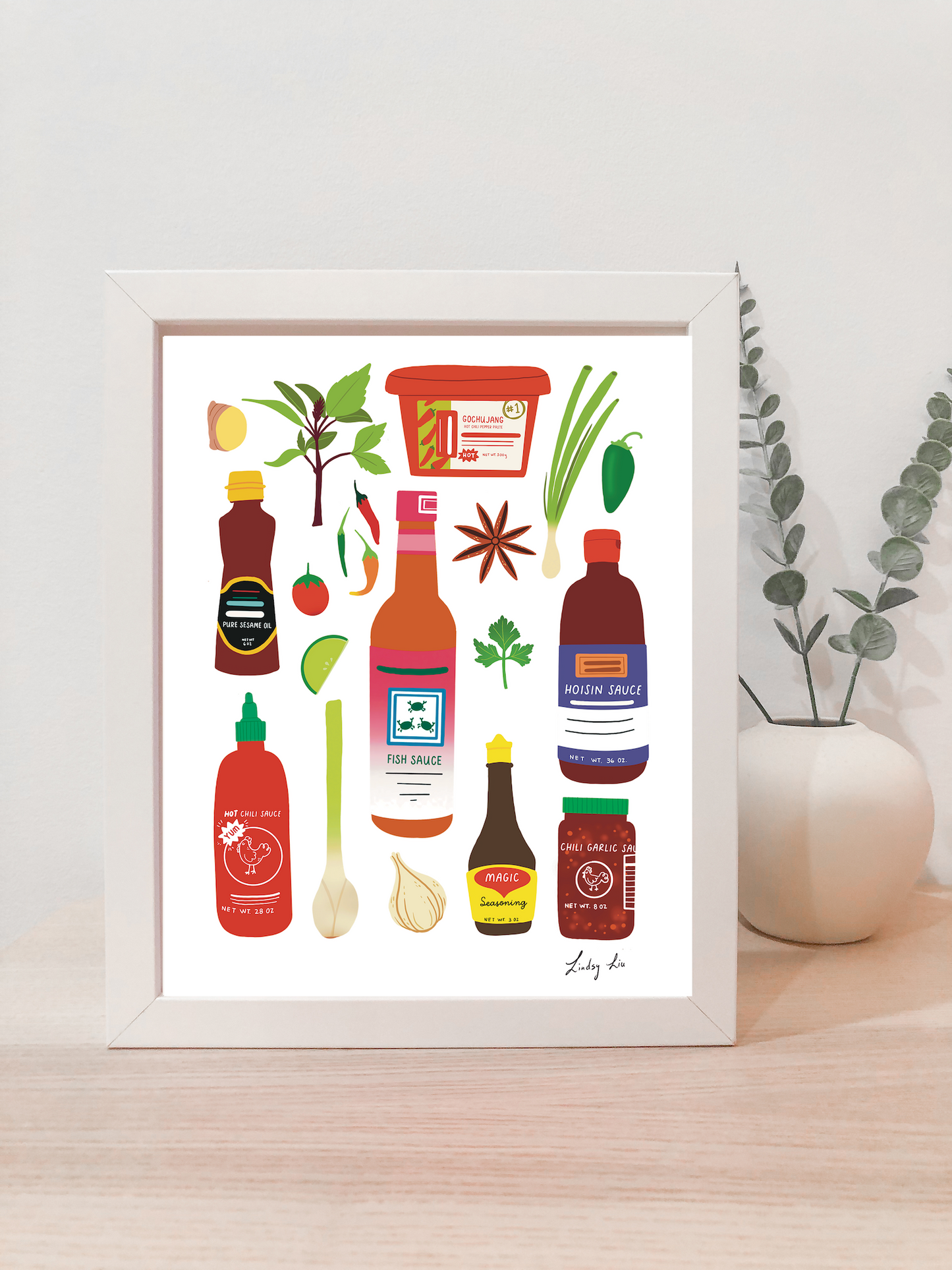 Asian Flavors Art Print