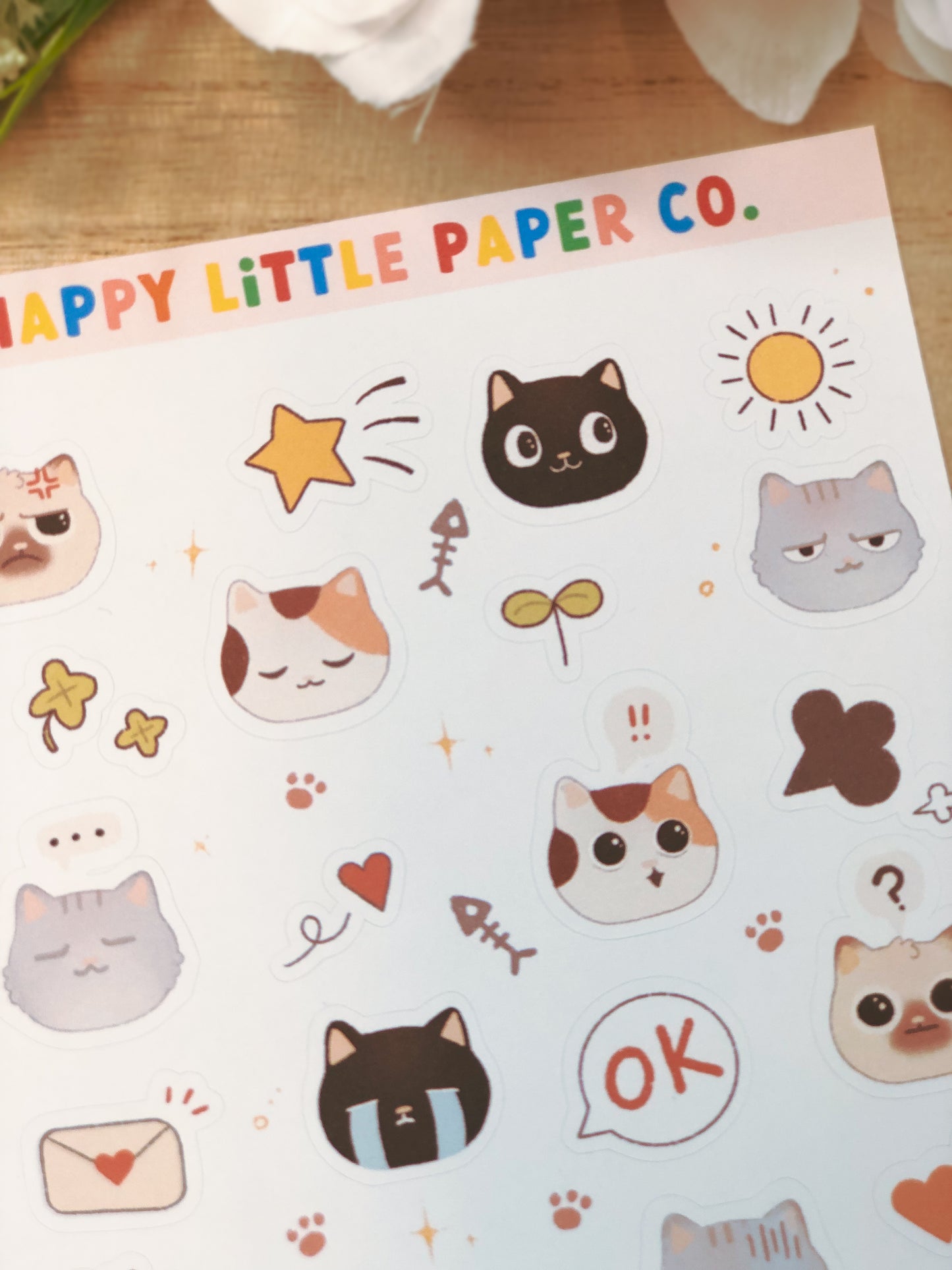 Sticker Sheet-Cats