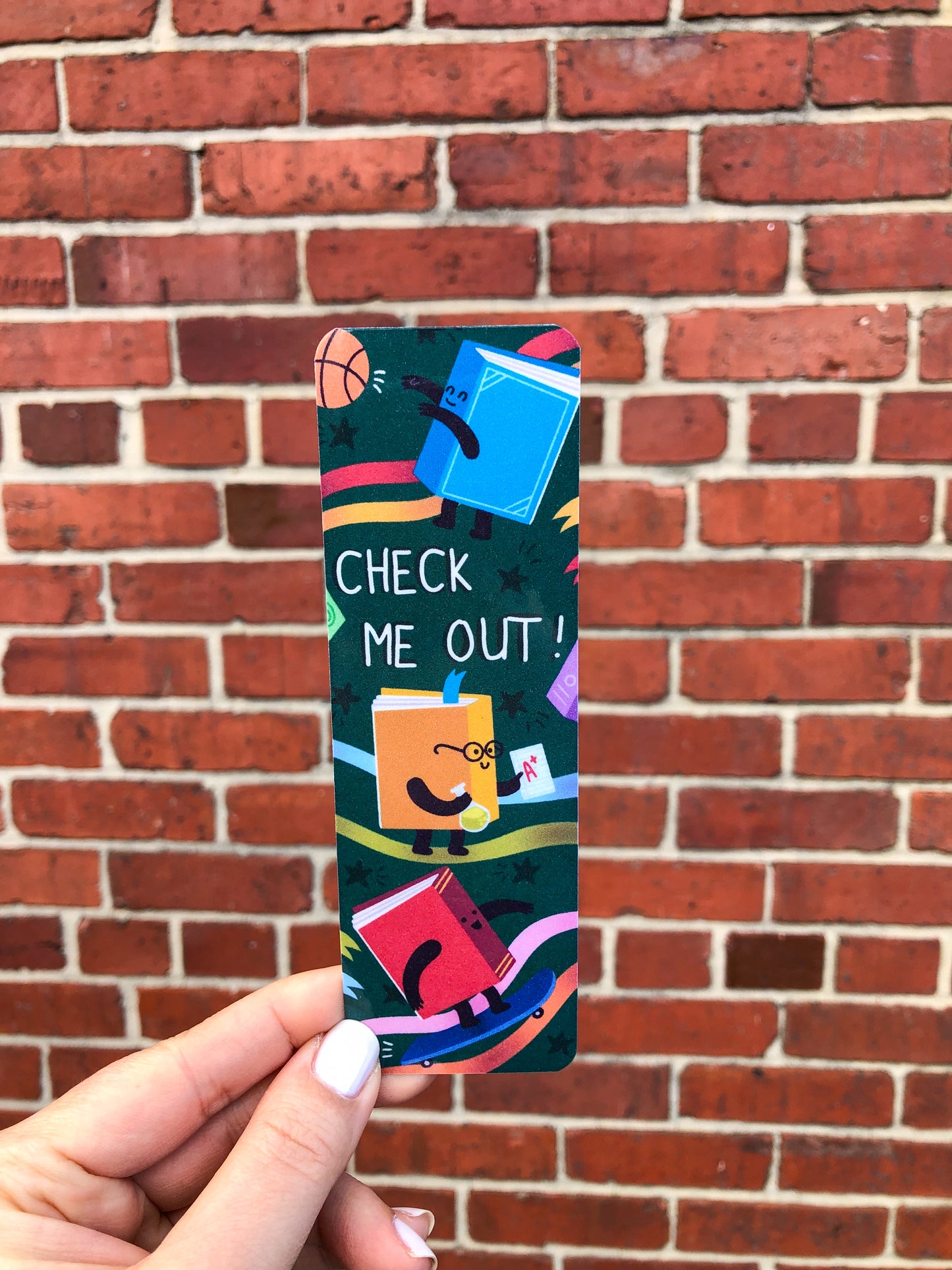 Check Me Out Bookmark