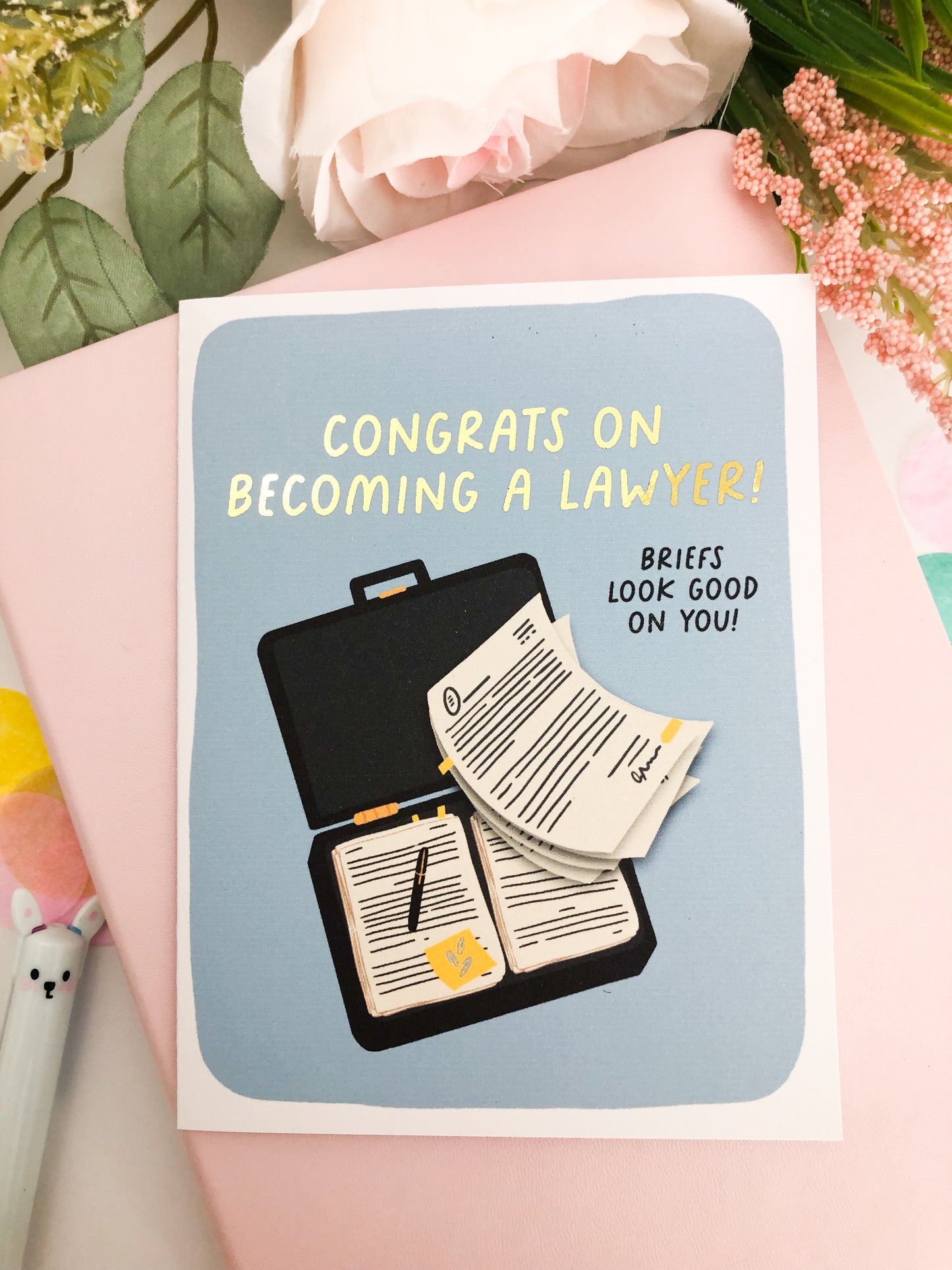 Congratulations On Becoming A Lawyer Greeting Card