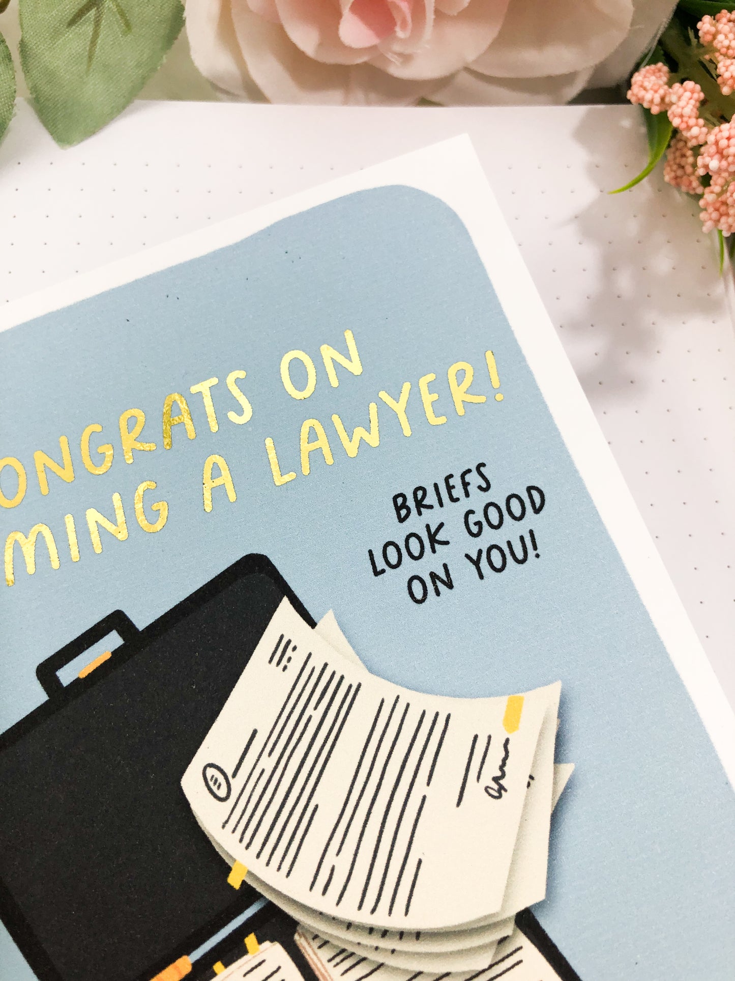 Congratulations On Becoming A Lawyer Greeting Card