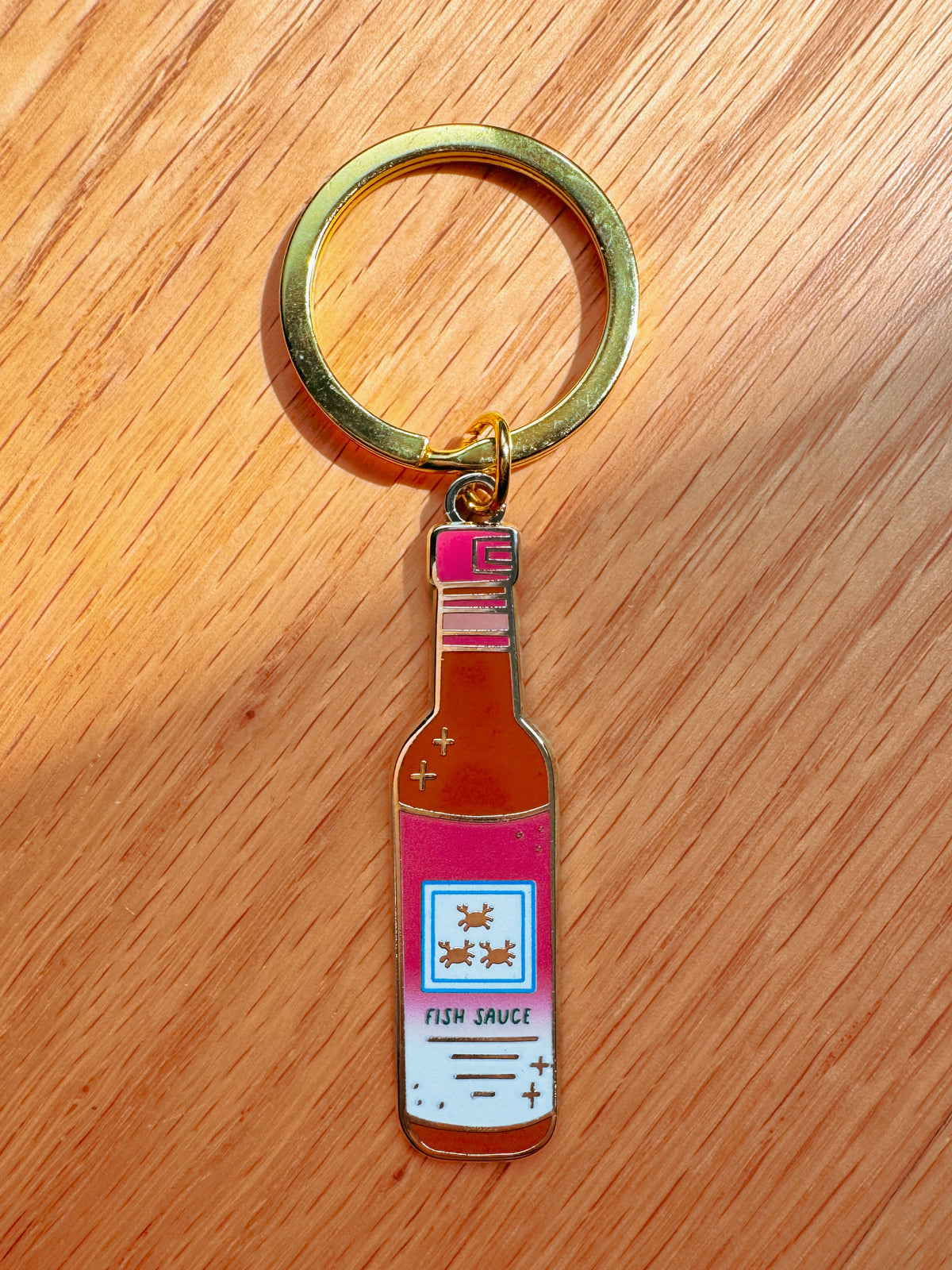 Fish Sauce Enamel Keychain