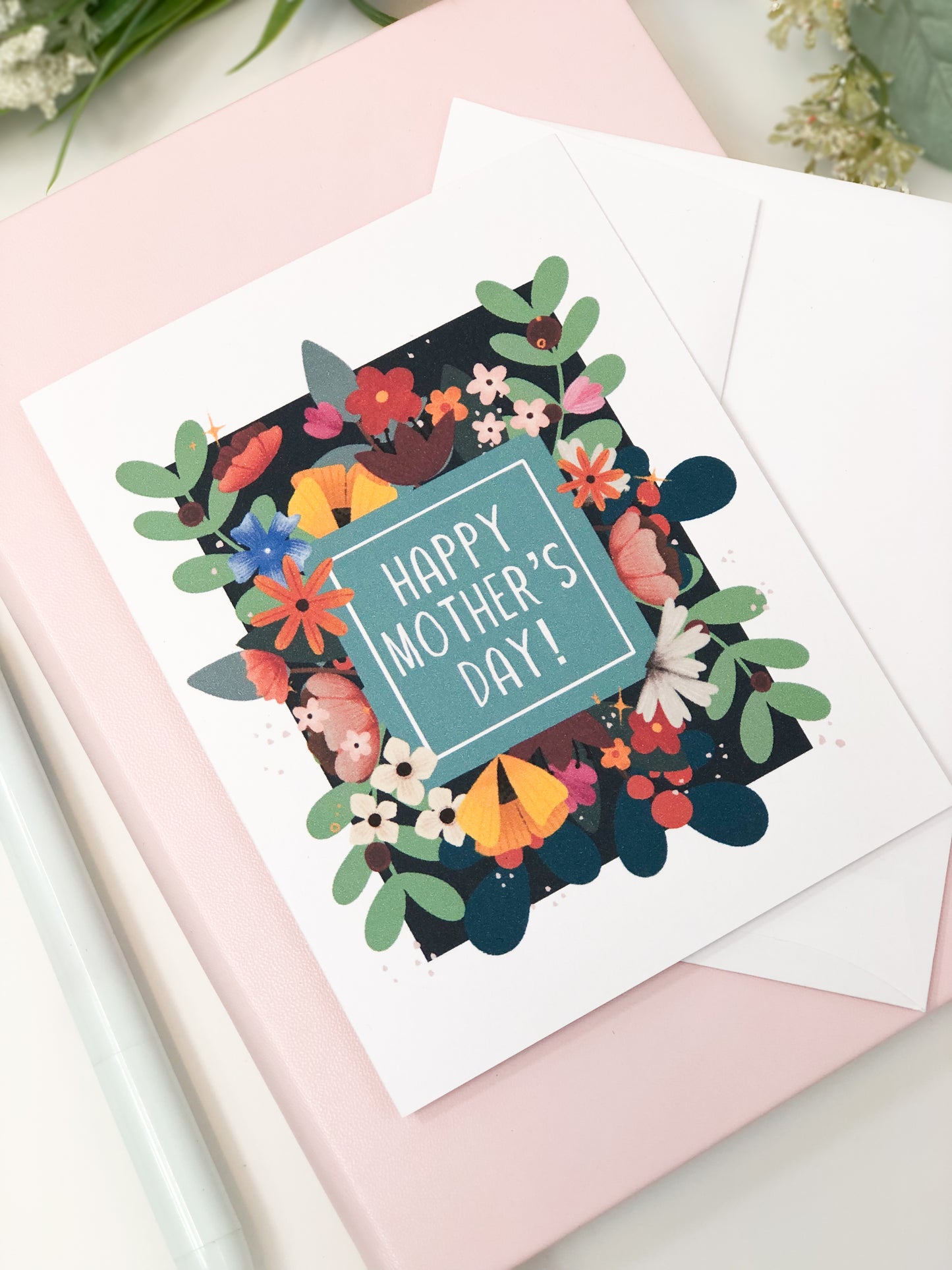 Floral Mother's Day Greeting Card