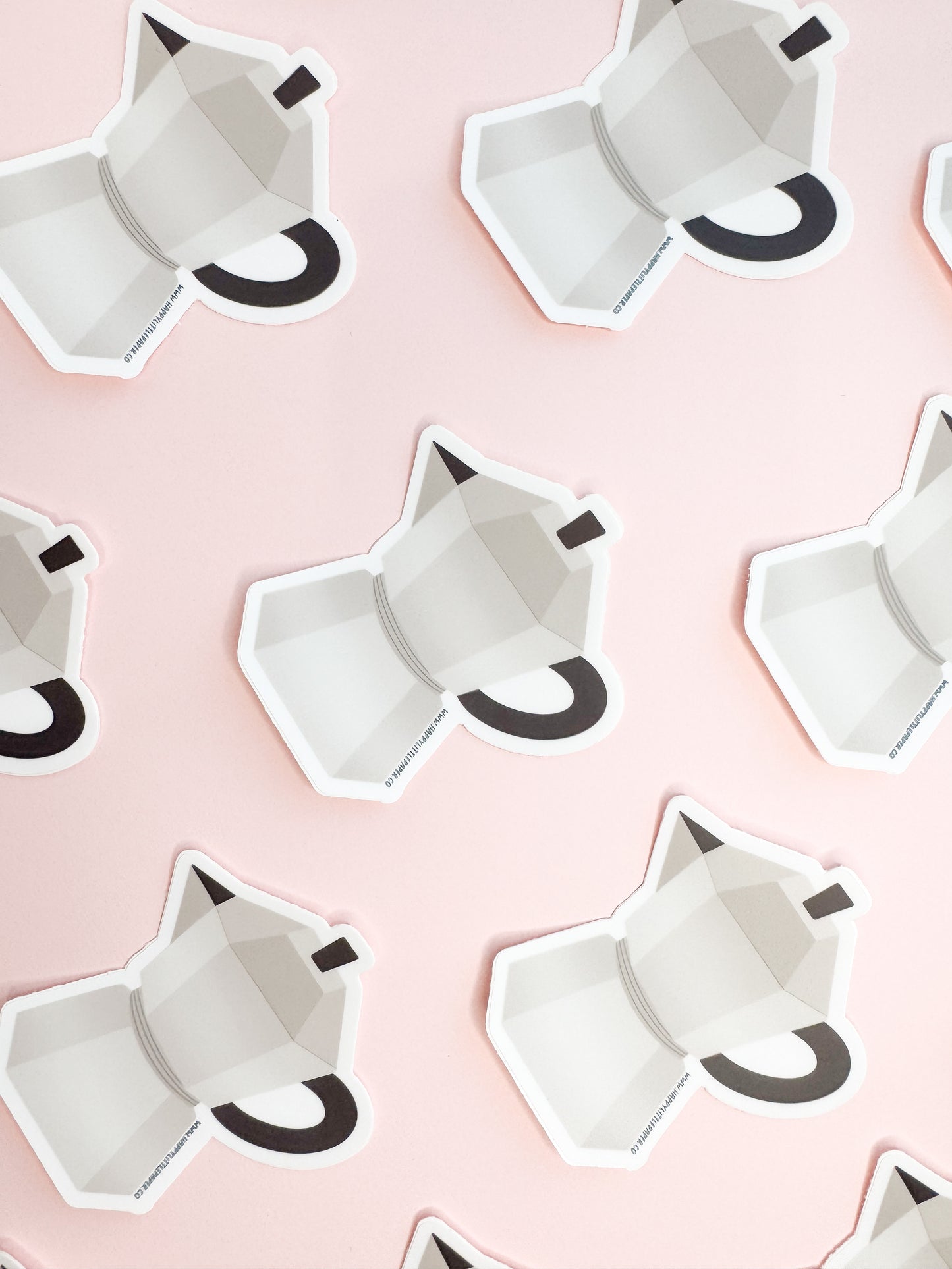 Vinyl Sticker-Moka Pot (Food, Coffee, Espresso)