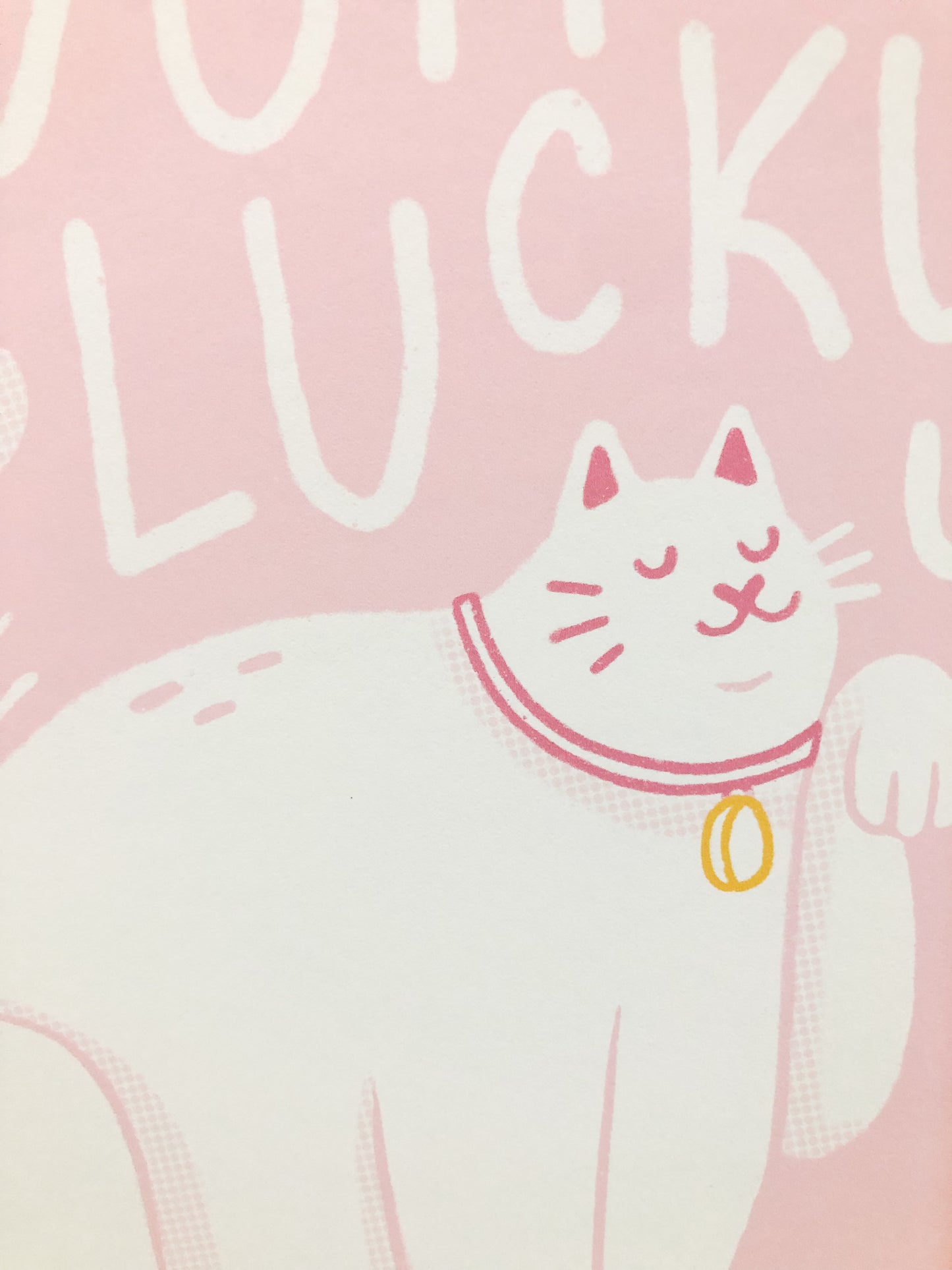 Much Lucky Cat Art Print