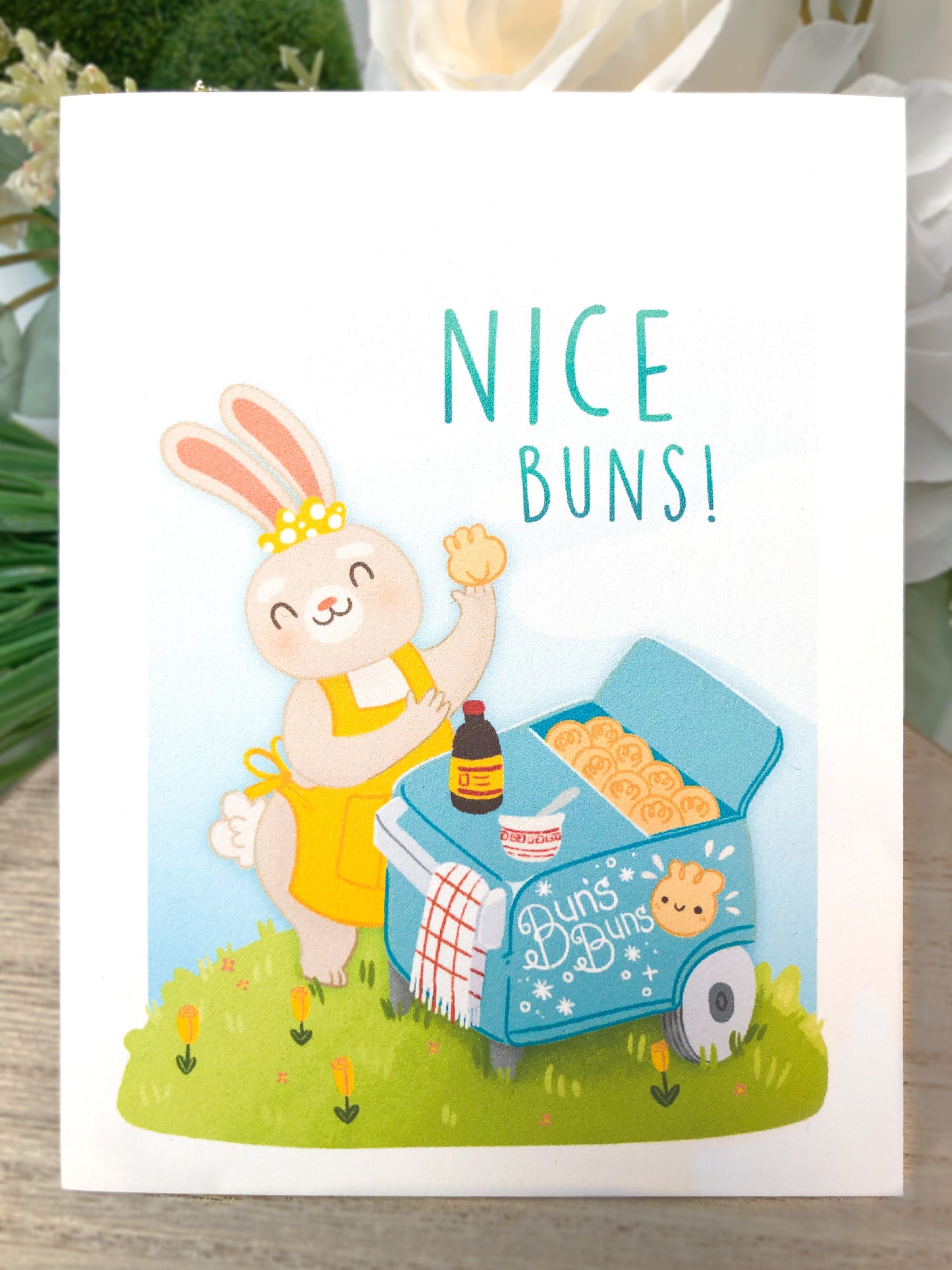 Nice Buns Greeting Card