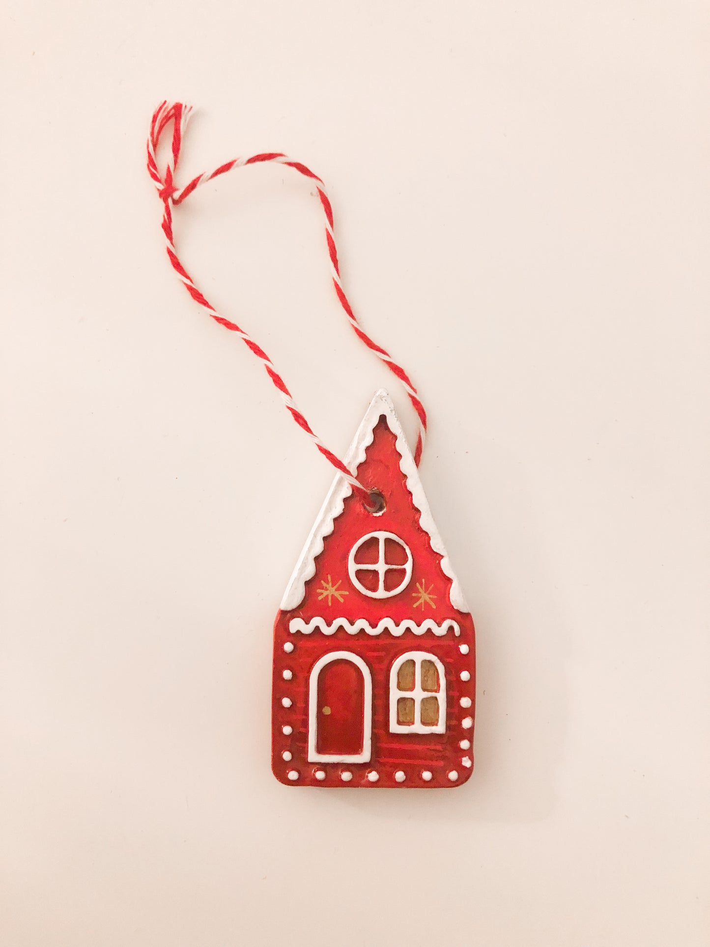 Red Cottage Ornament