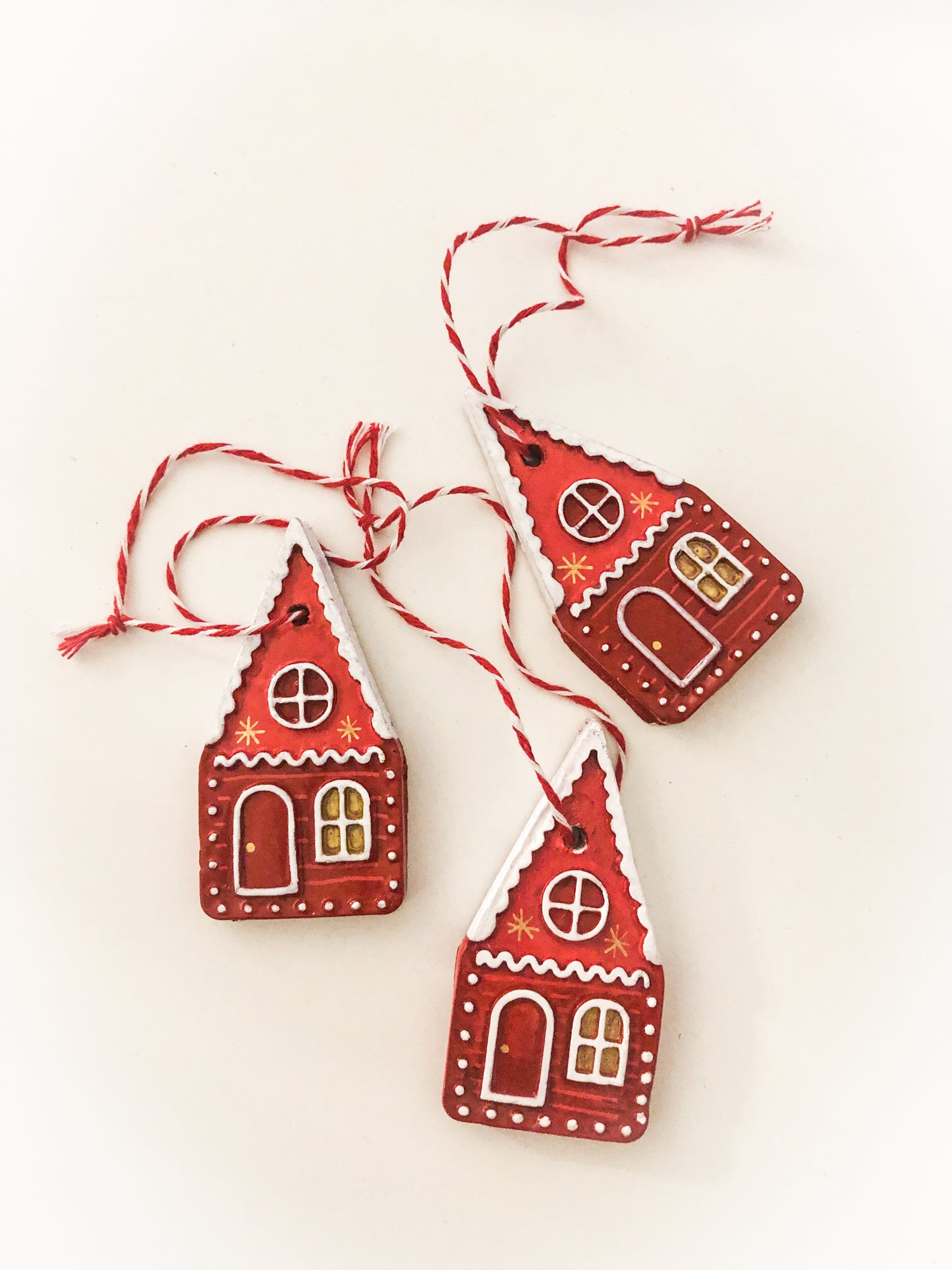 Red Cottage Ornament