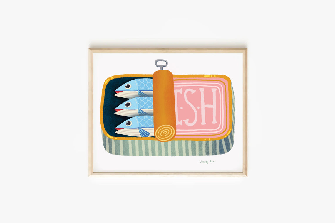 Sardine Art Print