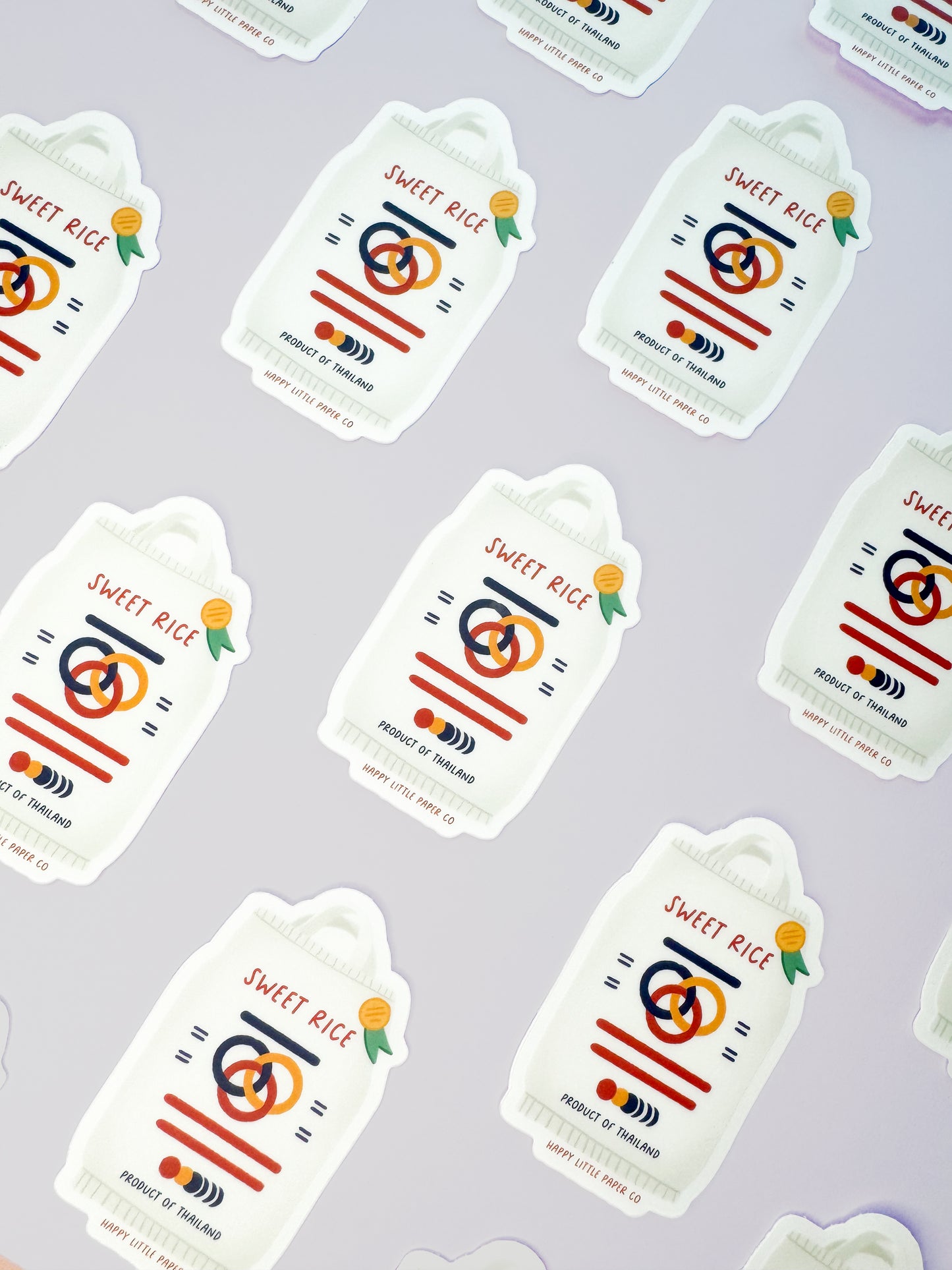 Vinyl Sticker-Sweet (Sticky) Rice (Food, Asian)