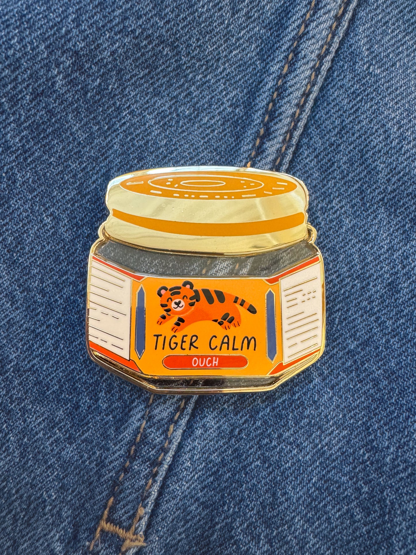 Tiger Balm Enamel Pin