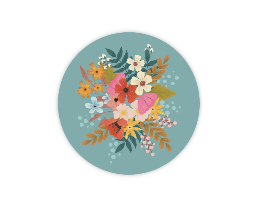 Blooming Flowers Sticker