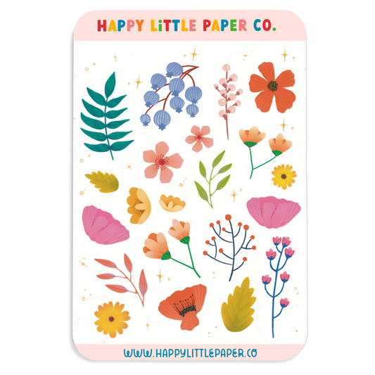 Floral V.2 Sticker Sheet