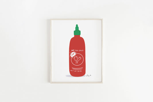 Sriracha Art Print