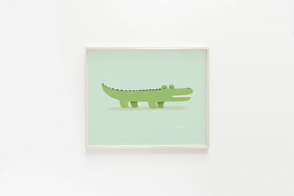 Alligator Art Print