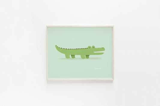 Alligator Art Print