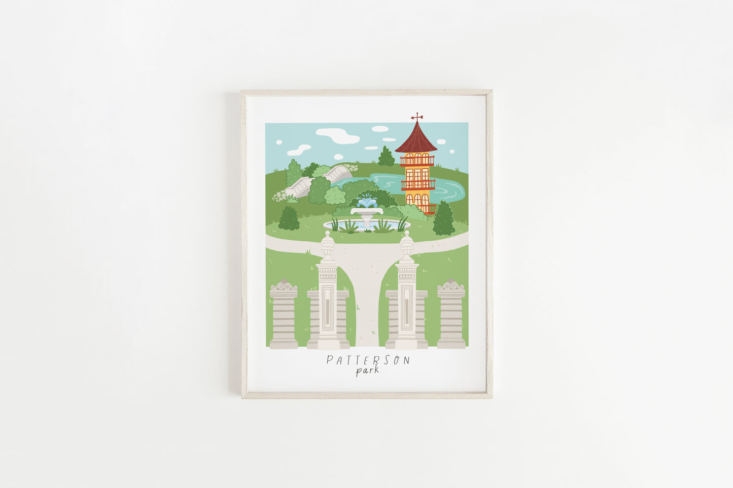 Patterson Park Art Print