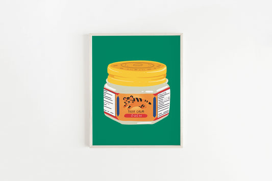 Tiger Balm Art Print