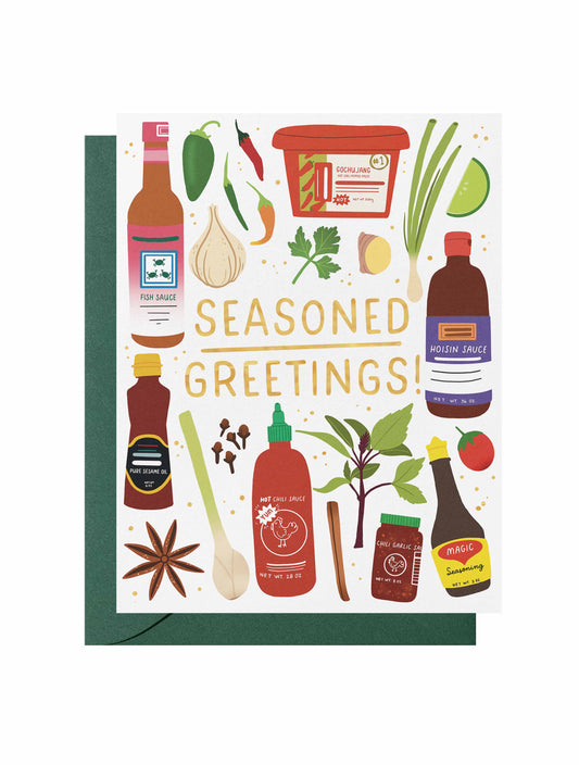 Seasoned Greetings Greeting Card