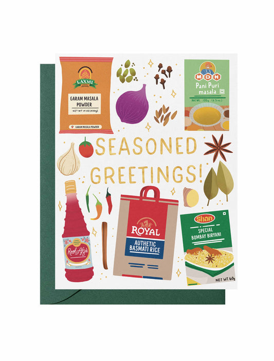 Seasoned Greetings V2 Greeting Card