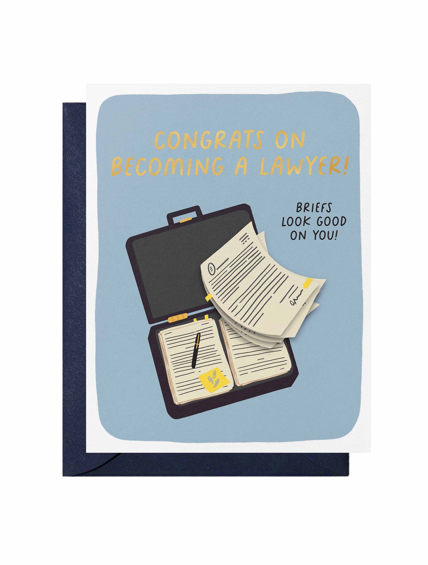 Congratulations On Becoming A Lawyer Greeting Card