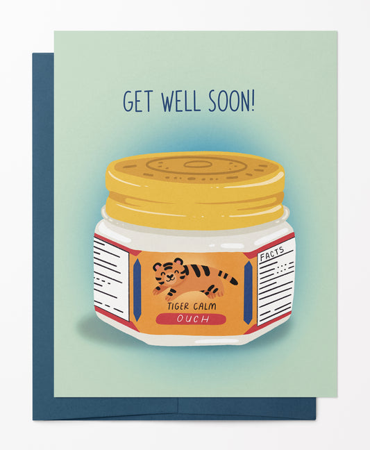 Tiger Balm Get Well Soon Greeting Card