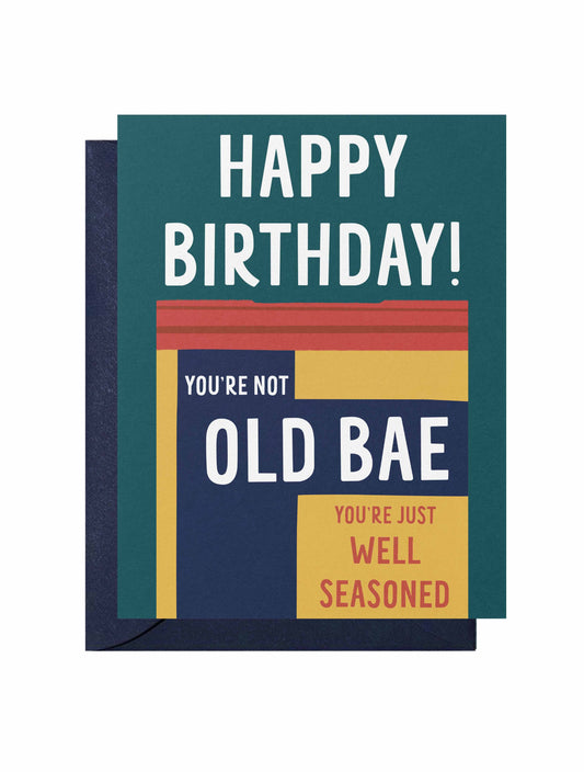 Old Bae Birthday Card
