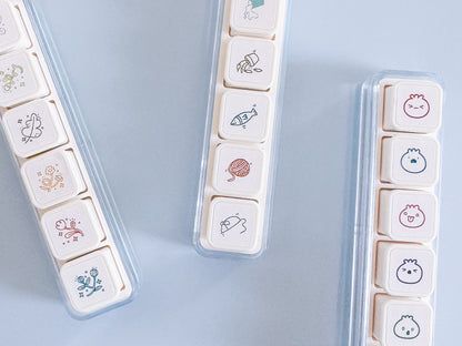Dumpling Button Stamps
