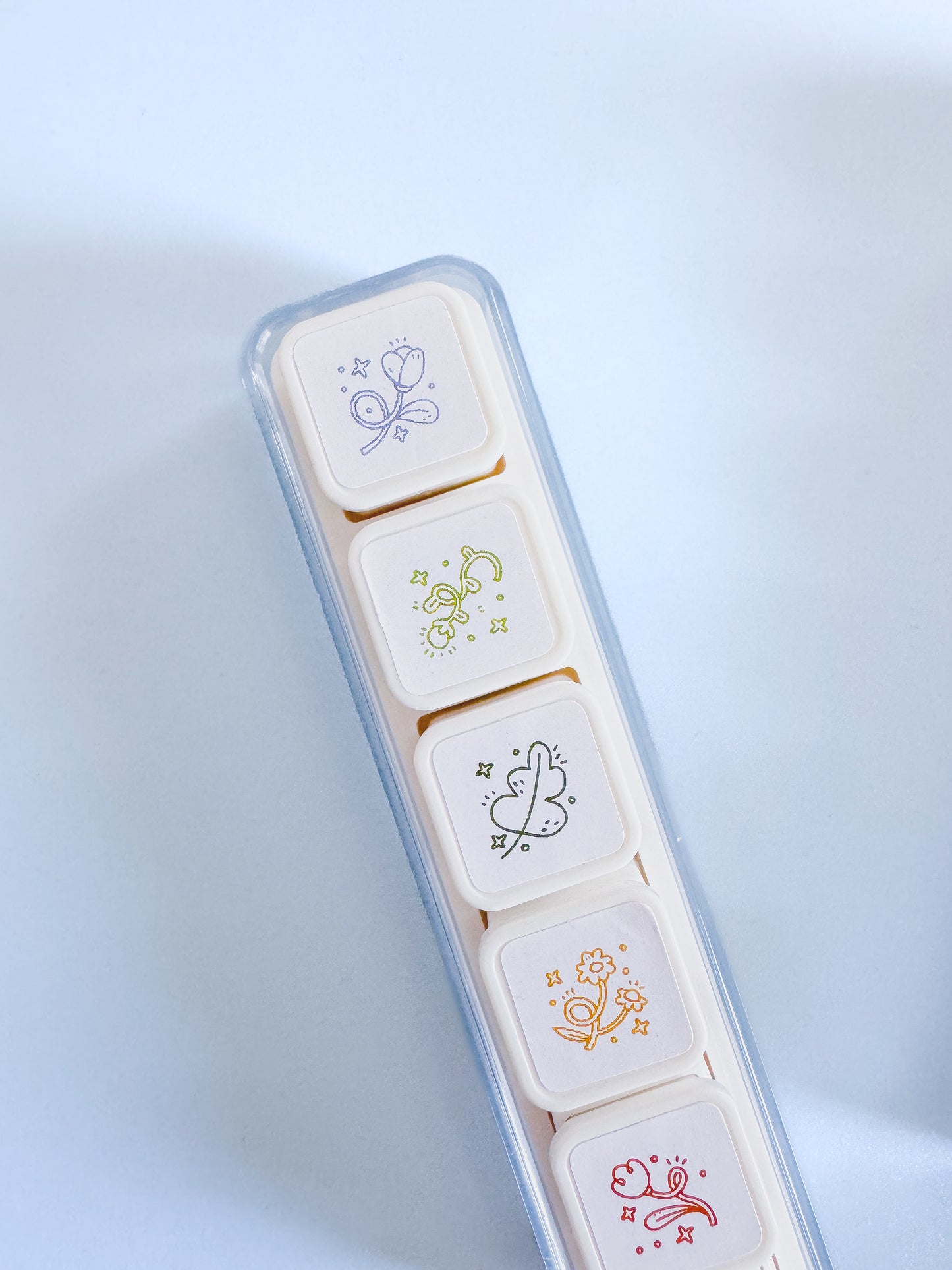 Floral Button Stamps