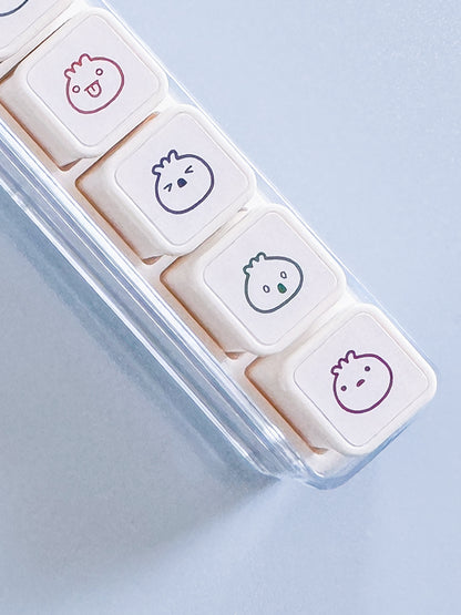 Dumpling Button Stamps