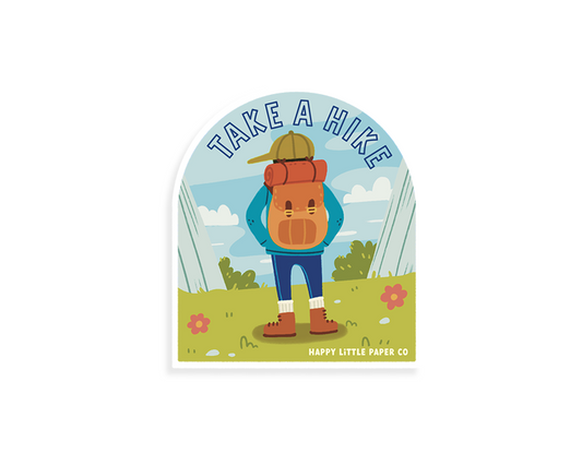 Take A Hike Sticker