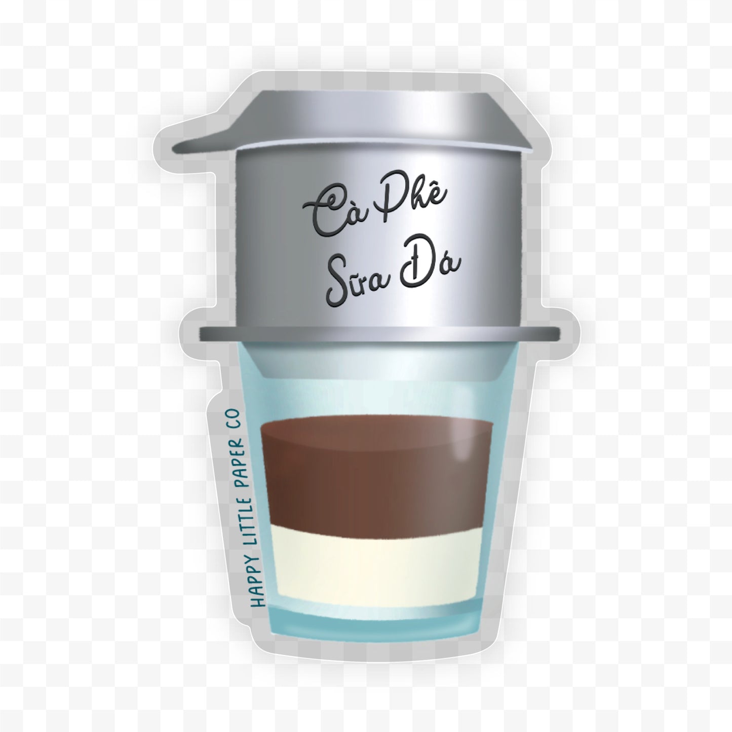 Ca Phe Sua Da (Vietnamese Coffee) Sticker