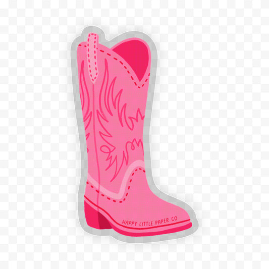 Cowgirl Boot Sticker