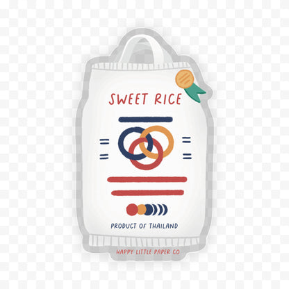 Vinyl Sticker-Sweet (Sticky) Rice (Food, Asian)